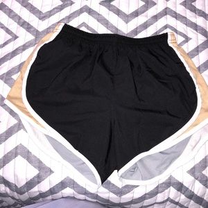 Black & Gold varsity cheer shorts